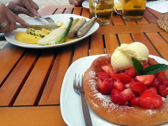 Essen und Trinken bei Bauer Reinhart im Steigerwald Essen und Trinken bei Bauer Reinhart im Steigerwald